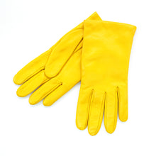 Kids | Leather Gloves | Lemon Drop