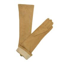 Womens | Long Suede Gloves | Dune