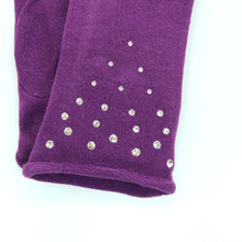 Womens | Gloves with Stones | Amethyst