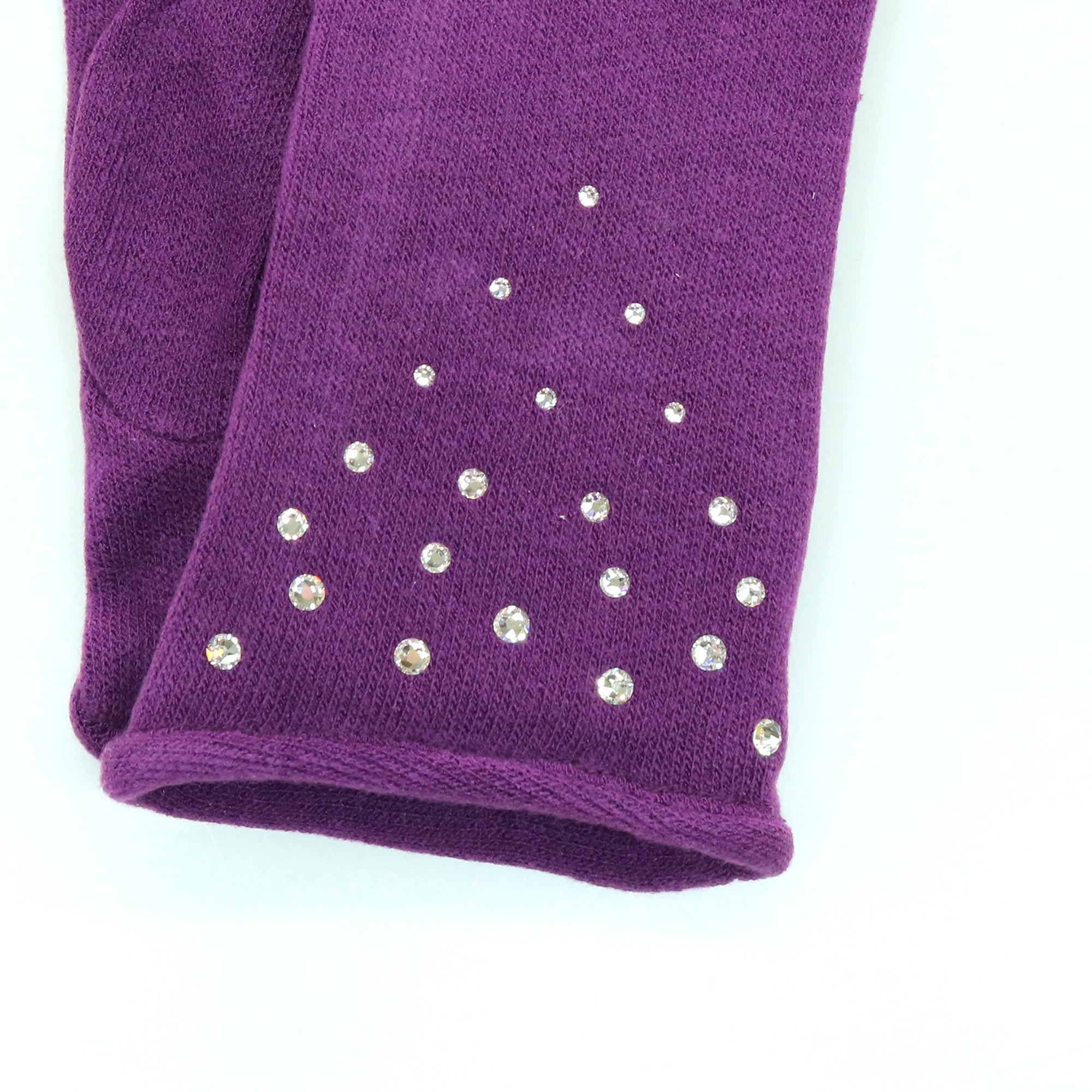 Womens | Gloves with Stones | Amethyst