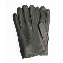 Mens | Nappa Leather Gloves with Faux Fur Lining | Teak/Brown