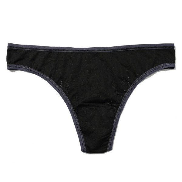 Movecalm Natural Rise Thong | Black x Granite
