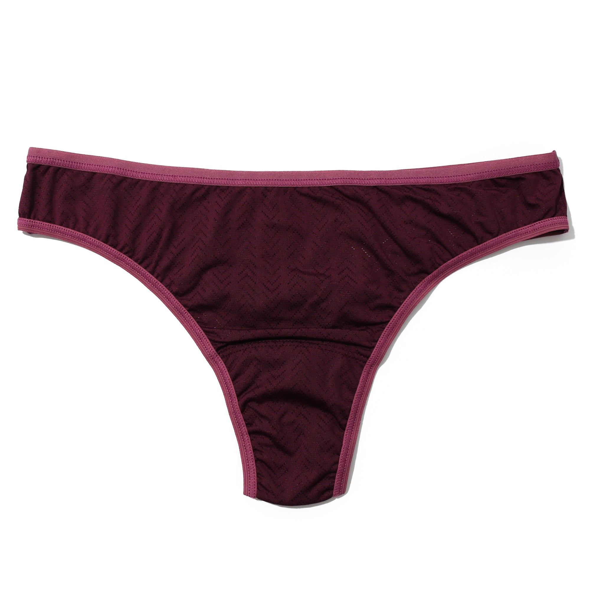 3Pack Movecalm Natural Rise Thong | Pearl x Marshmallow - Dried Cherry x Damson Plum- Black x Granite