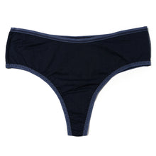 Movecalm Hi-Rise Thong | Blackberry Crumble/Waterfall Blue