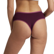 Movecalm Hi-Rise Thong | Dreid Cherry x Damson Plum