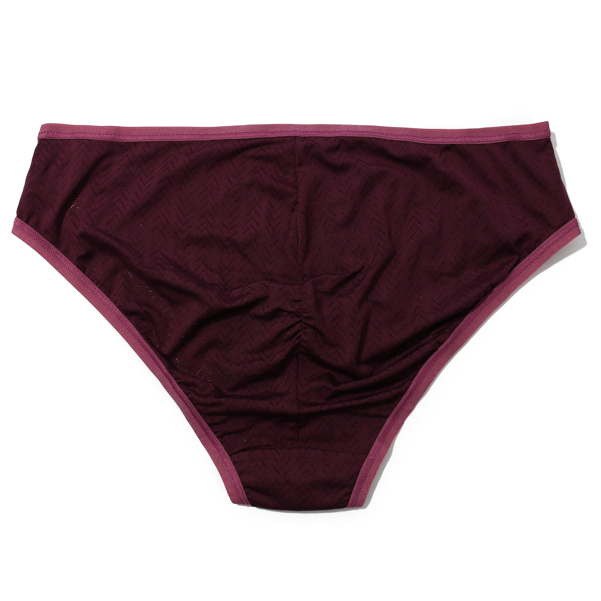 Movecalm Rouched Brief | Dreid Cherry/Damson Plum