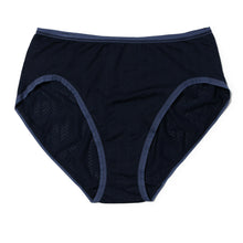 Movecalm High Waist Brief | Blackberry Crumble/Waterfall Blue