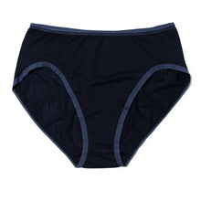 Movecalm High Waist Brief | Blackberry Crumble x Waterfall Blue