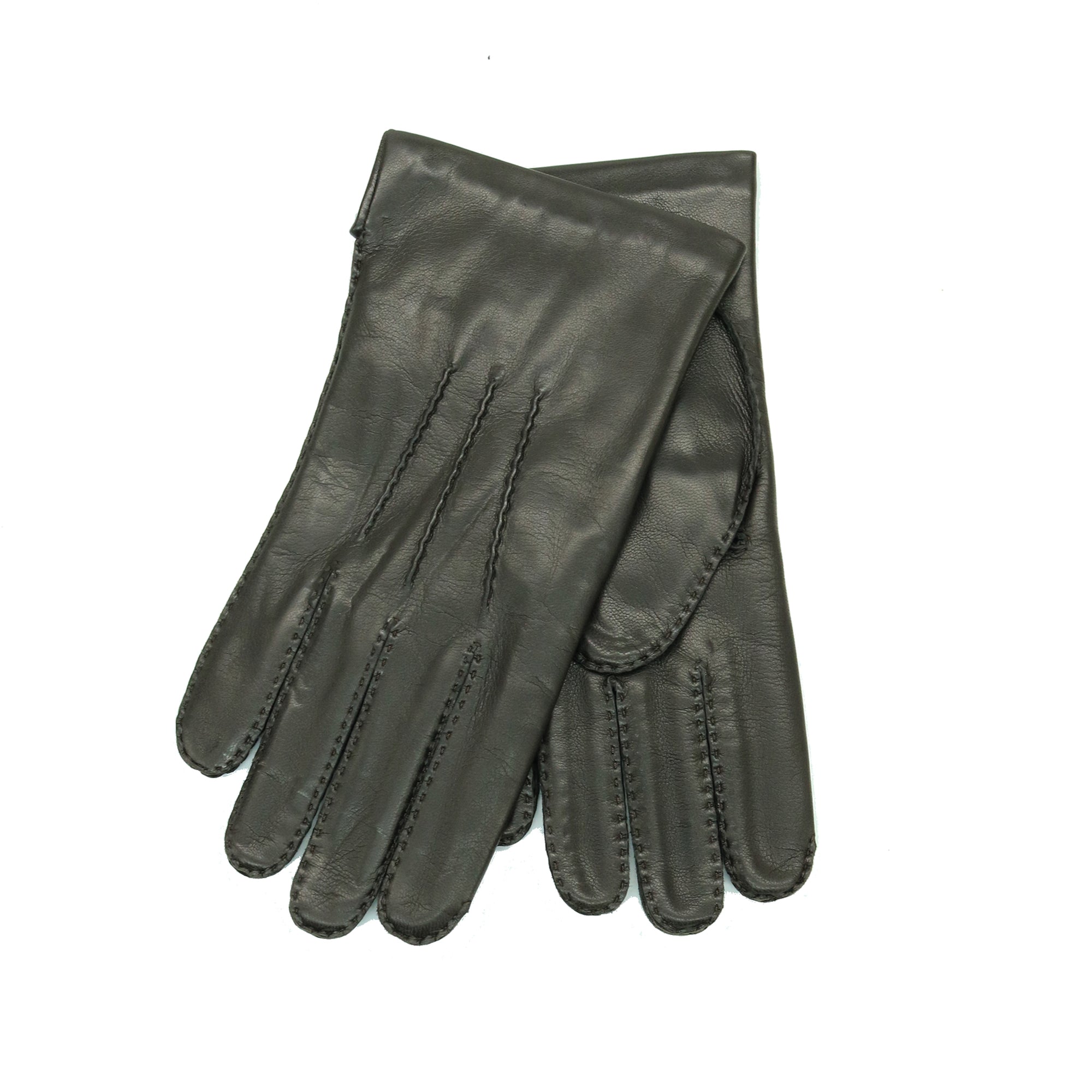 Mens | Handsewn Nappa Leather Gloves | Chestnut