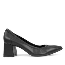 Elisea | Black Stretch Nappa Faux Leather