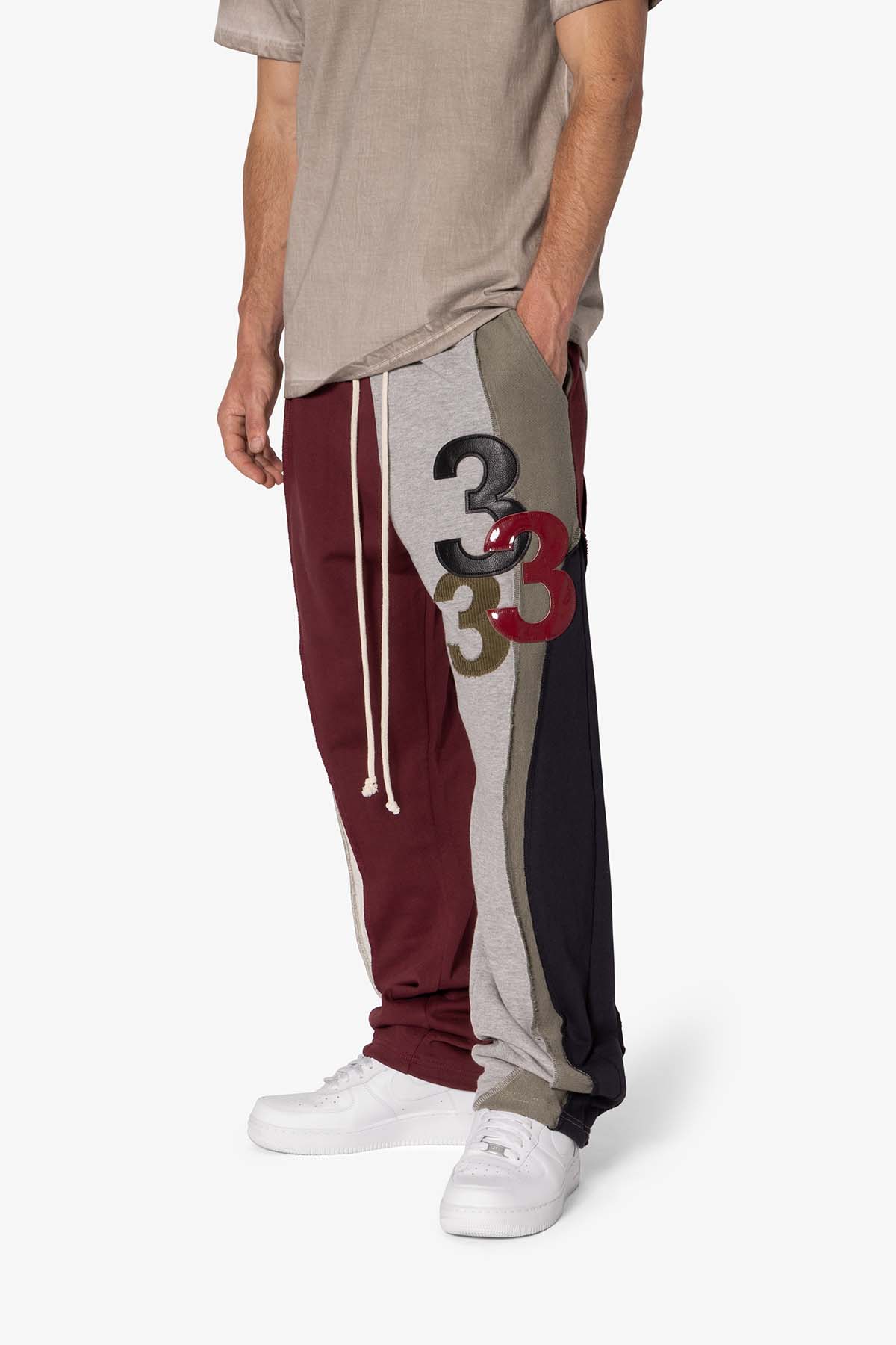 3 Color Block Sweatpants | Multi
