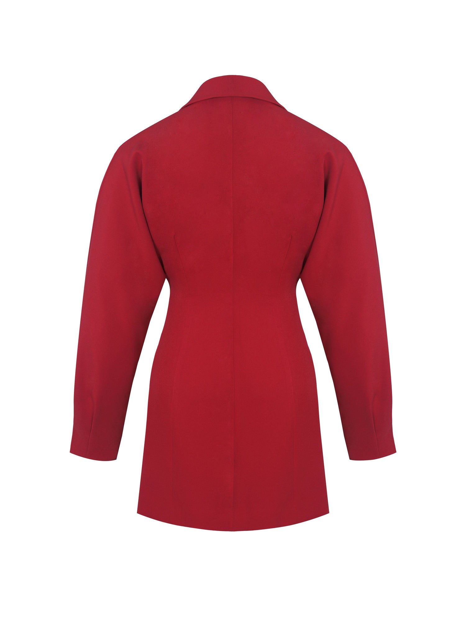 Blythe Batwing Blazer Mini Dress | Cherry Red