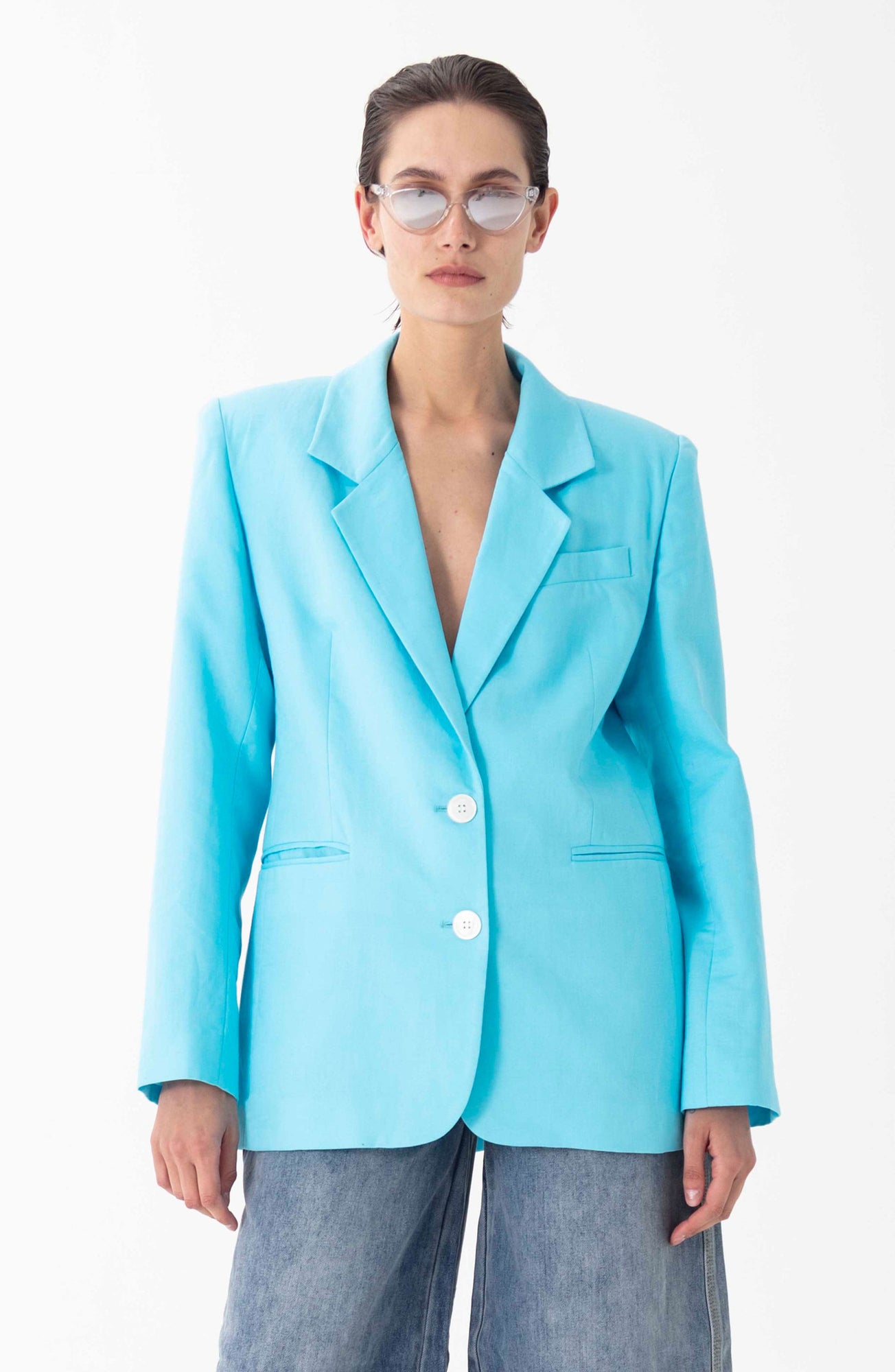 Klover Blazer - Maya Blue - Ronny Kobo