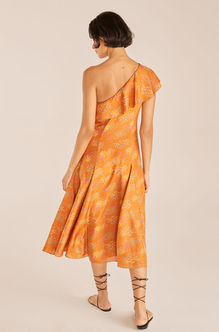 Isabelle Dress | Isabelle Fleur Burnt Orange Combo