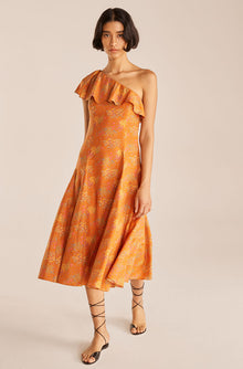 Isabelle Dress | Isabelle Fleur Burnt Orange Combo