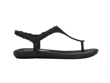 Womens | Campana Flow Sandal | Black Glitter