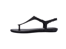 Womens | Campana Flow Sandal | Black Glitter