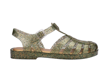 Womens | Possession Shiny Sandal | Glitter Clear/Beige