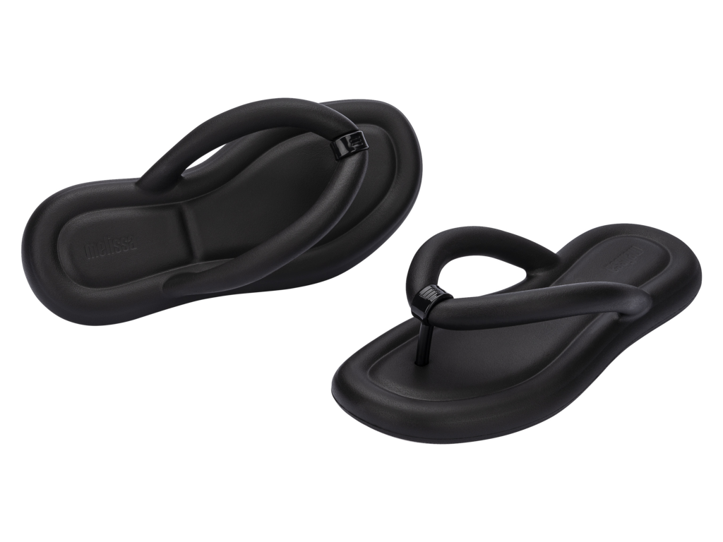 Womens | Free Flip Flop | Black/Beige