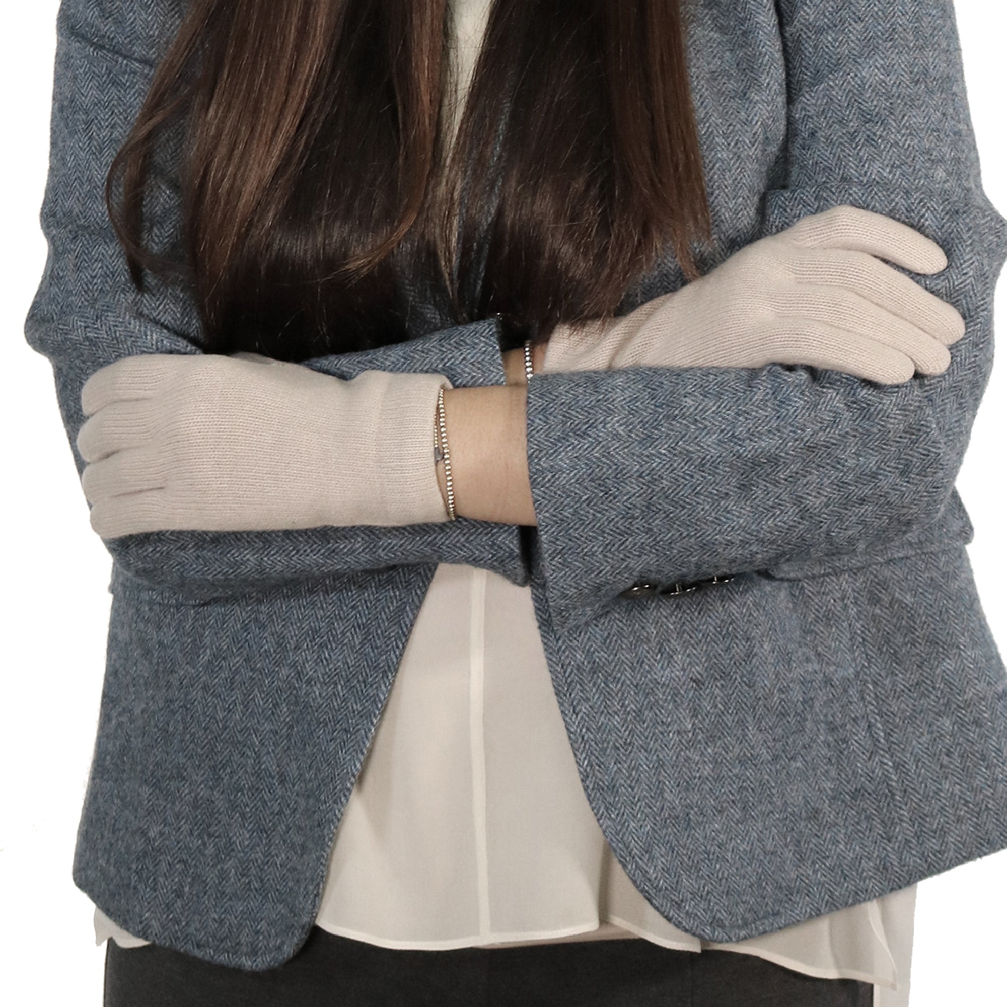 Womens | 9in Cashmere Glove | Pelican Grey