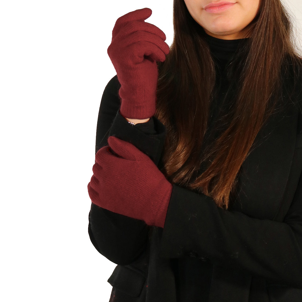 Womens | 9in Cashmere Glove | Rum