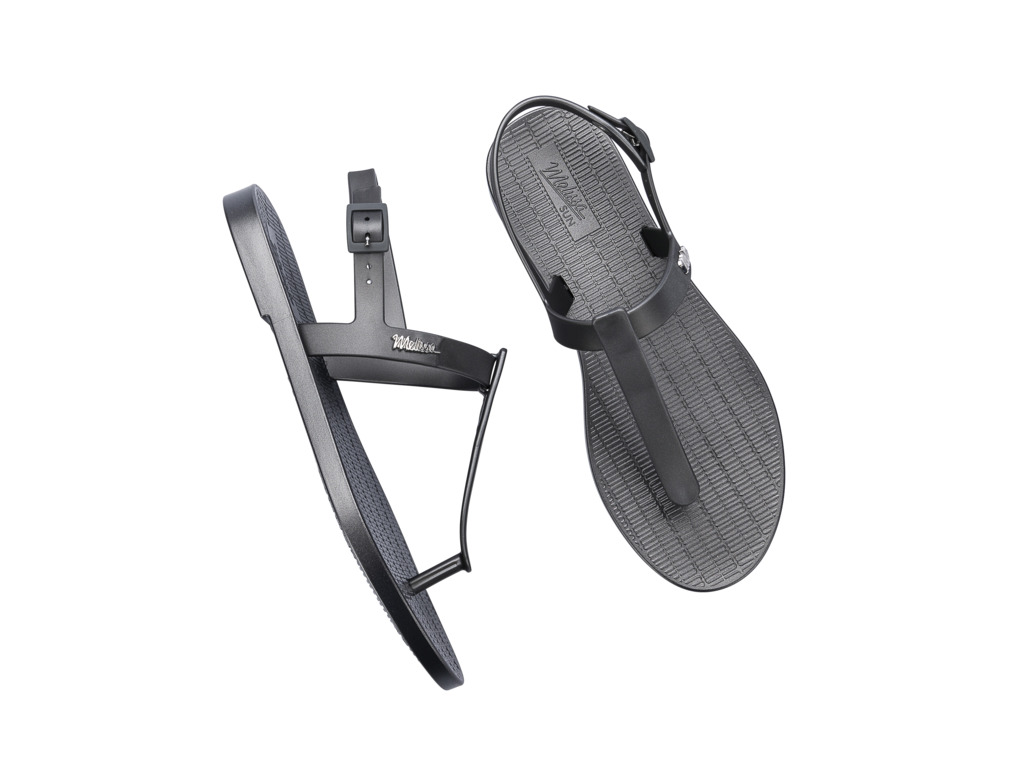 Womens | Sun Ventura Metallic Sandal | Graphite