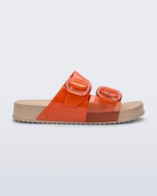 Womens | Cozy Slide | Beige/Orange