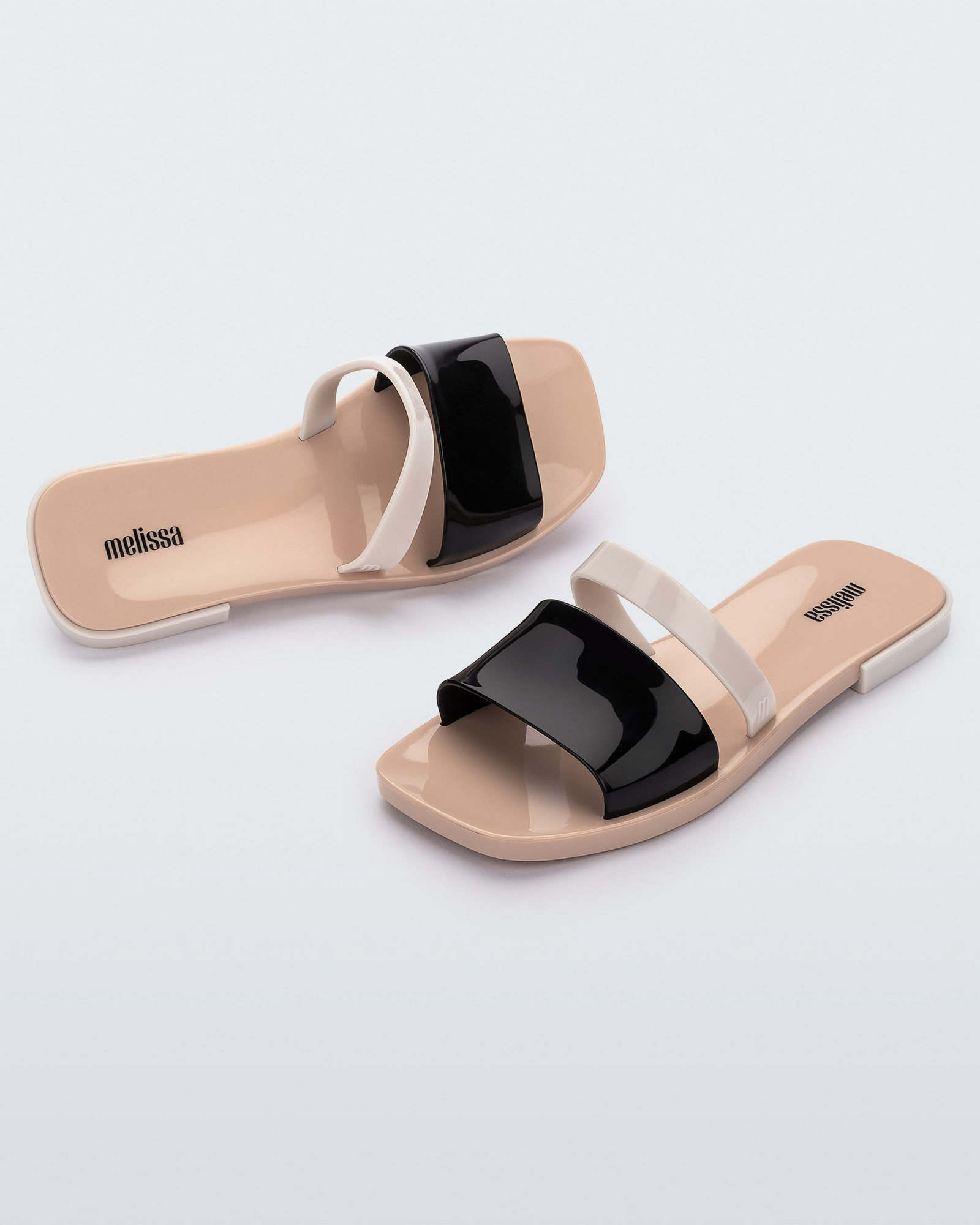 Womens | Ivy II Slide | Beige/Black