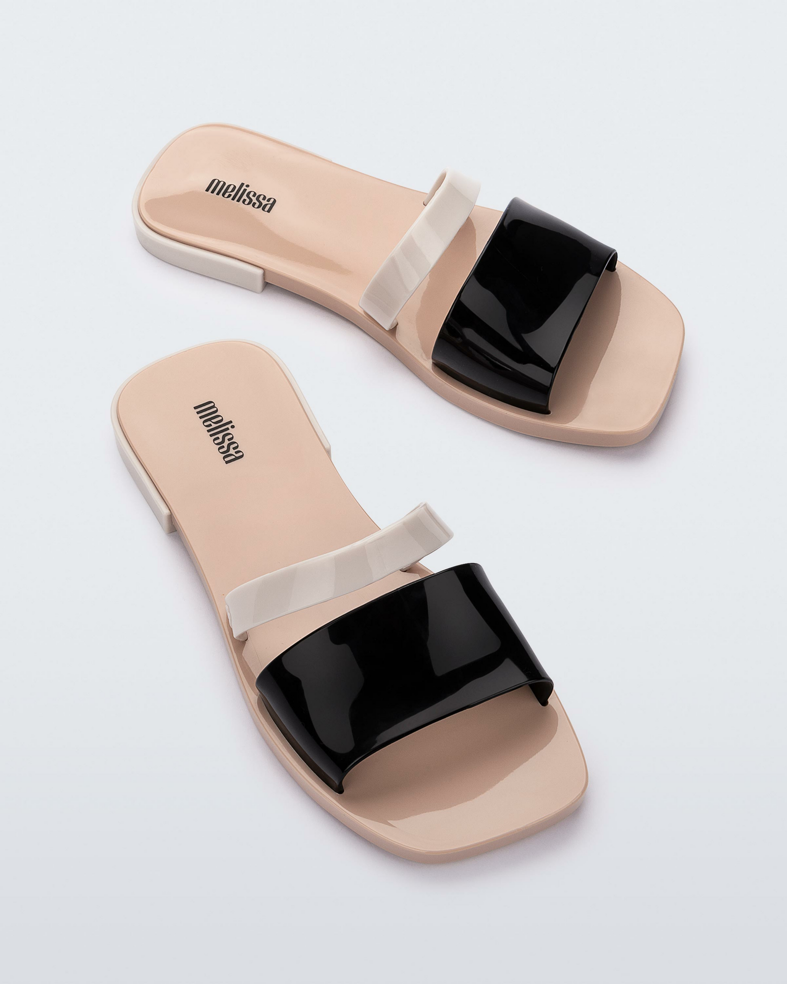 Womens | Ivy II Slide | Beige/Black
