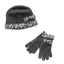 Kids | Hat And Gloves Set | Charcoal