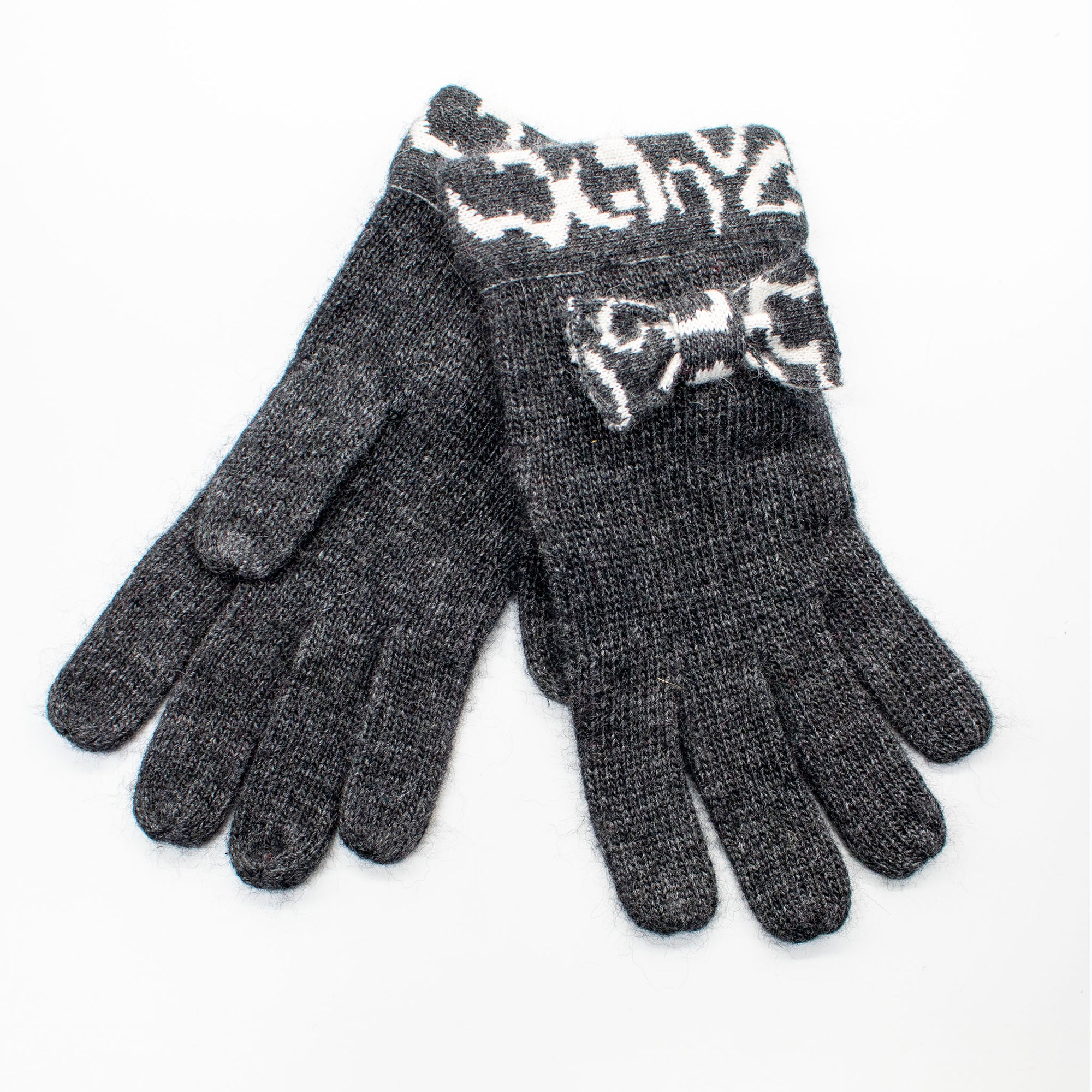 Kids | Hat And Gloves Set | Charcoal