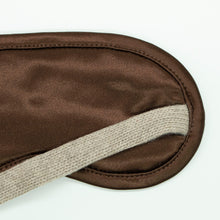 Womens | Cashmere Eyemask | Nile Brown