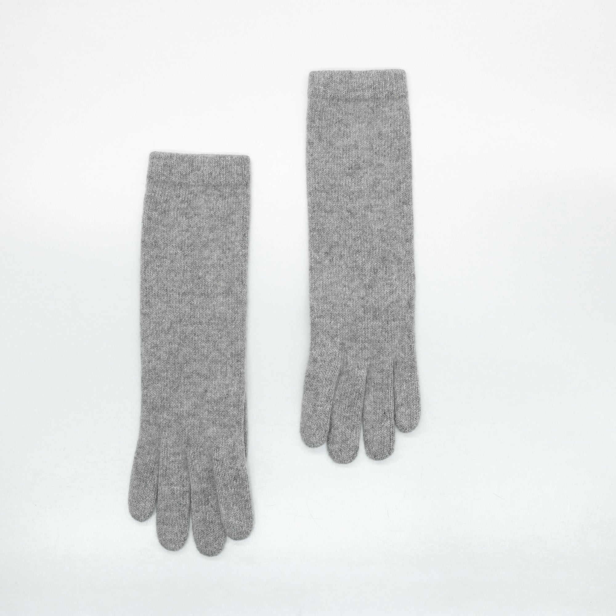 Womens | 13in Cashmere Gloves | Heather Chrome