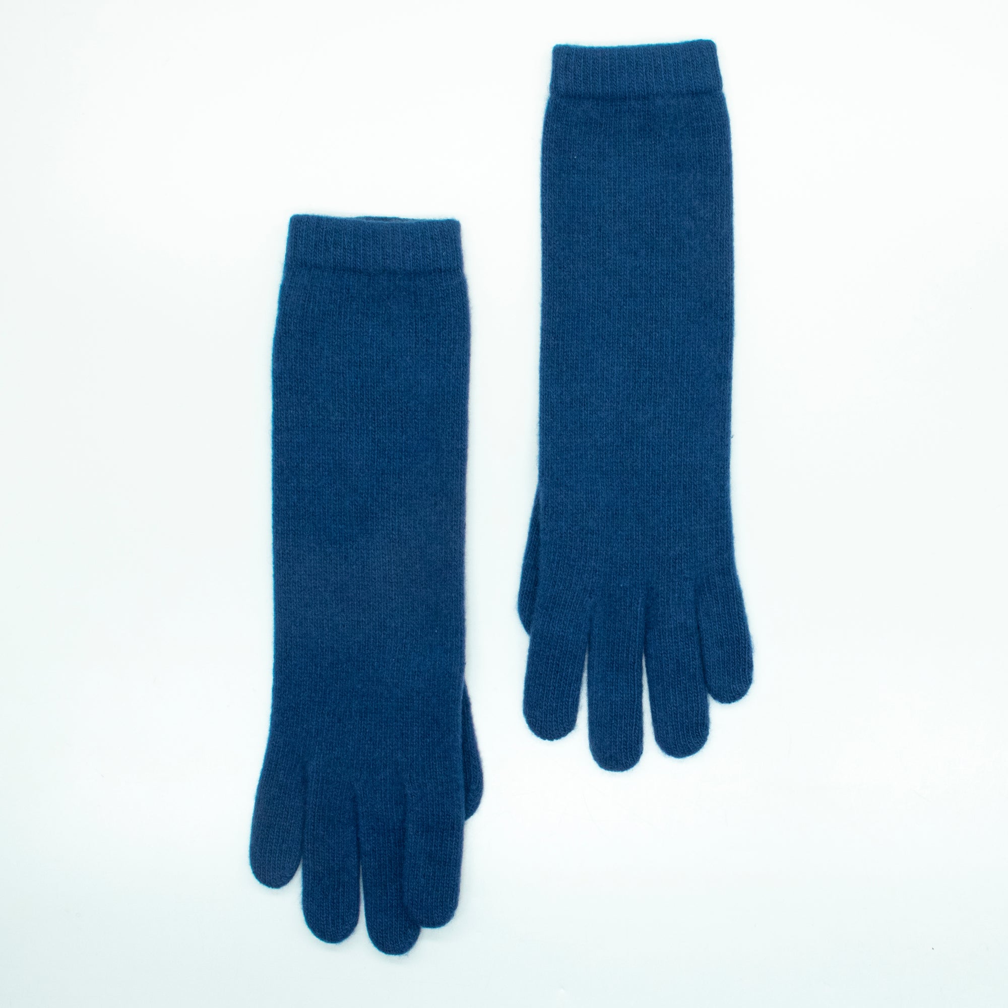 Womens | 13in Cashmere Gloves | Sugar Blue