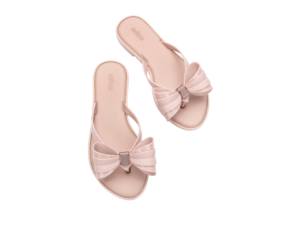 Womens | Slim V Flip Flop | Pink/Glitter Pink