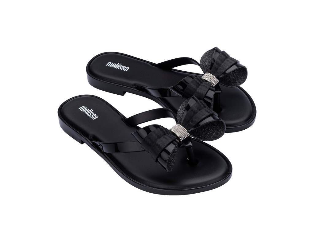 Womens | Slim V Flip Flop | Black