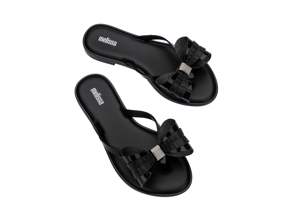 Womens | Slim V Flip Flop | Black