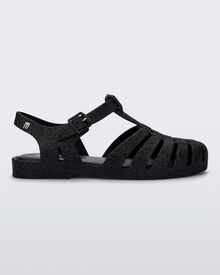 Womens | Possession Glitter Sandal | Glitter Black