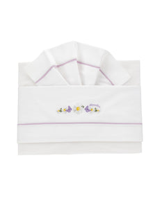 Girls | Daisy Sheet Set | White/Wisteria