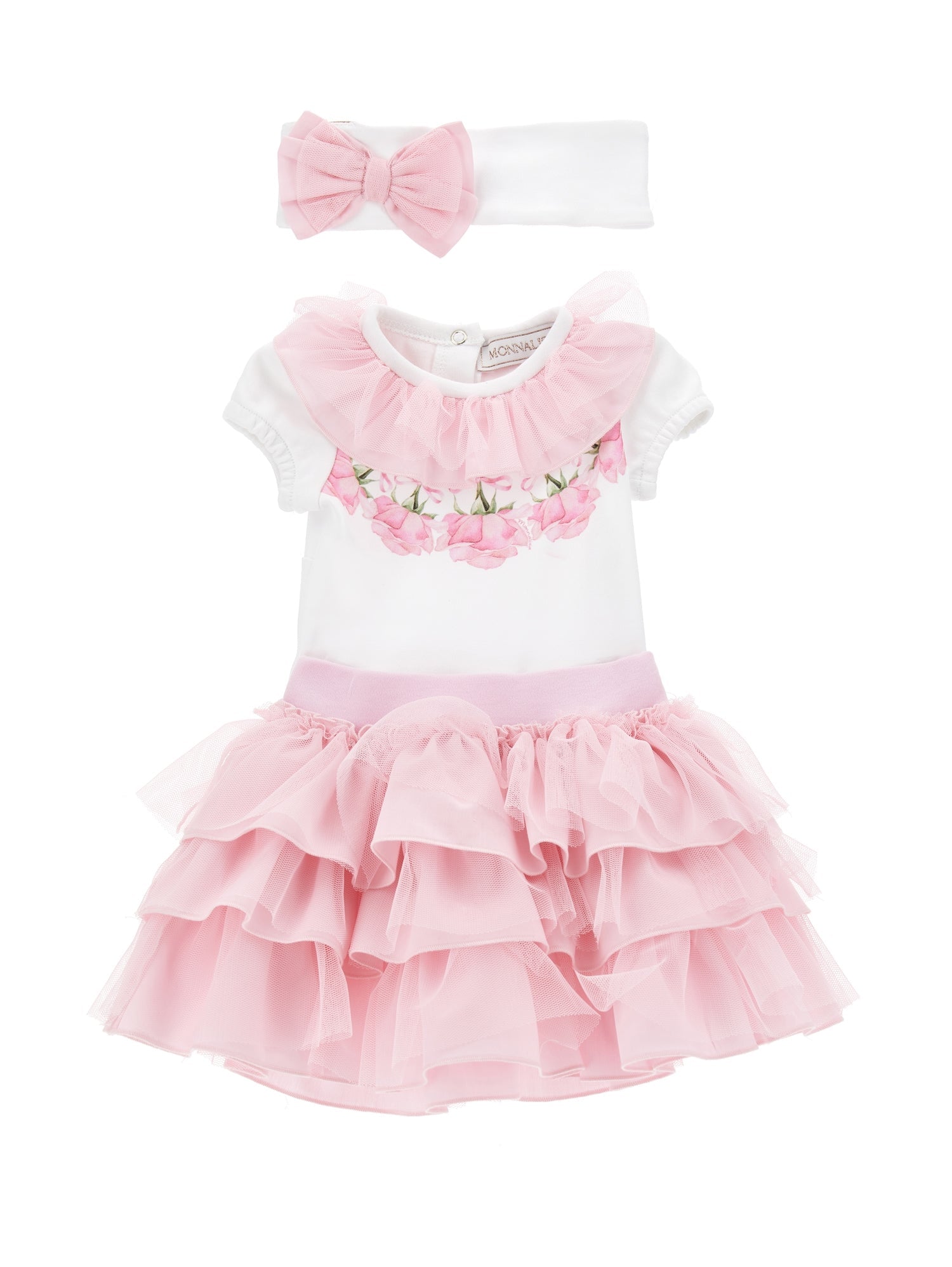 Girls | Skirt Set With Accessories | White/FairyTale Pink