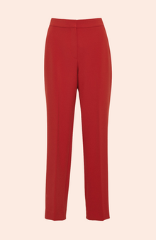 Stretch Crepe Erin Pant | Rust