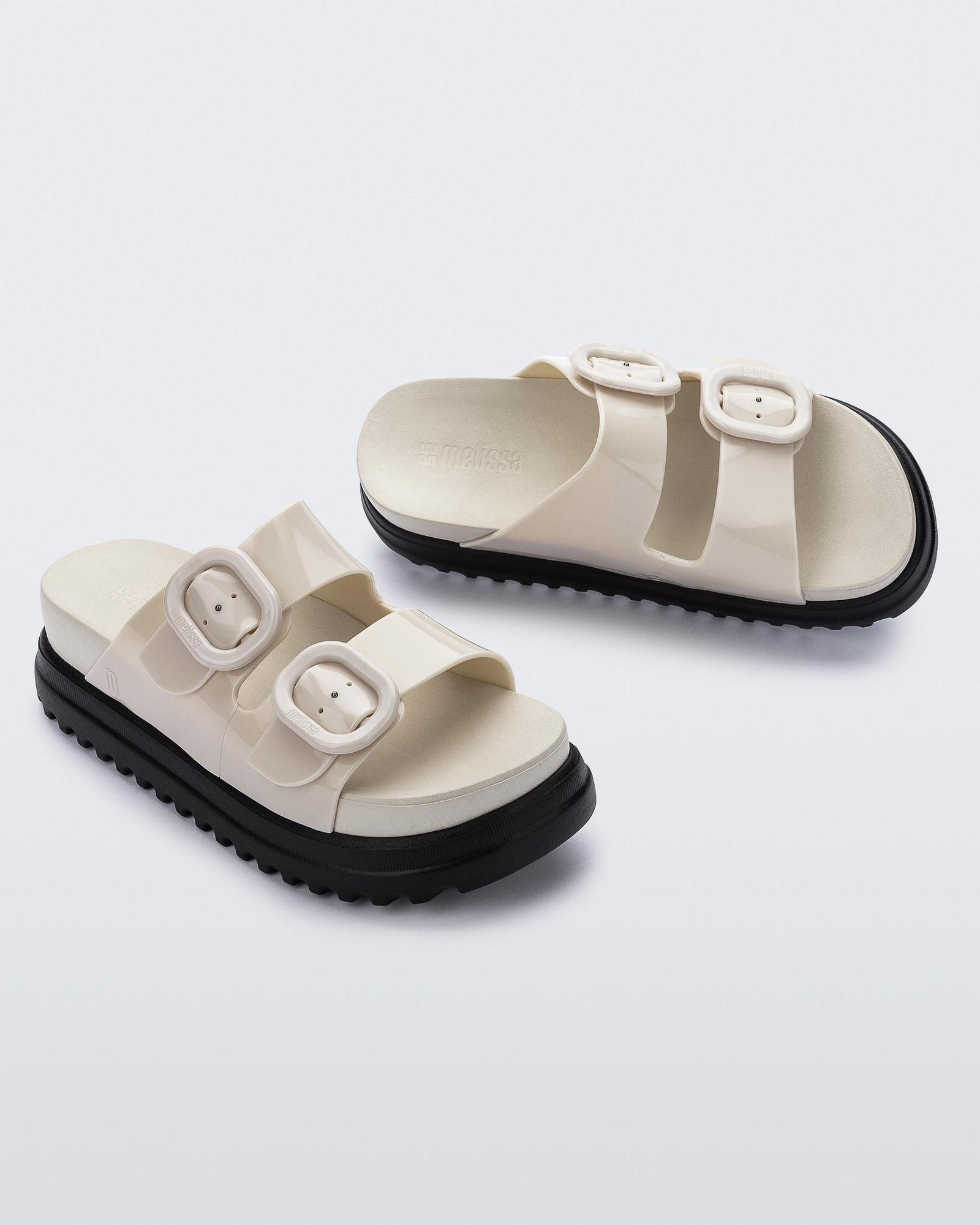 Womens | Cozy Platform | Black/Beige