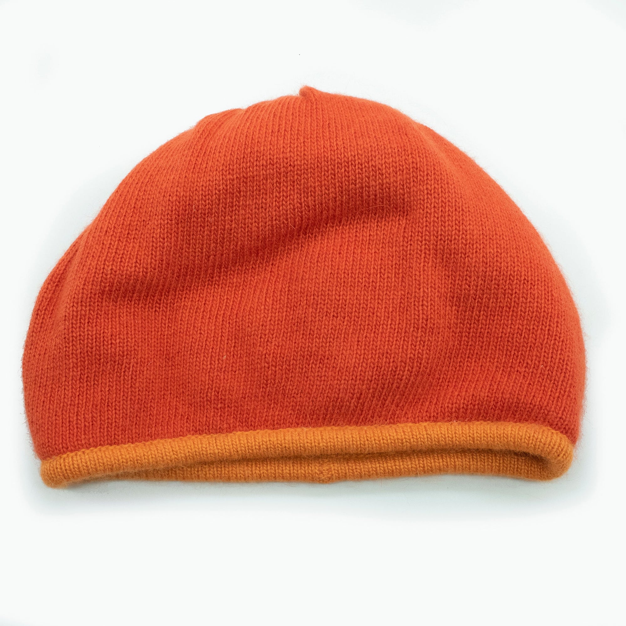 Kids Slouchy Hat Two Tone | Orange