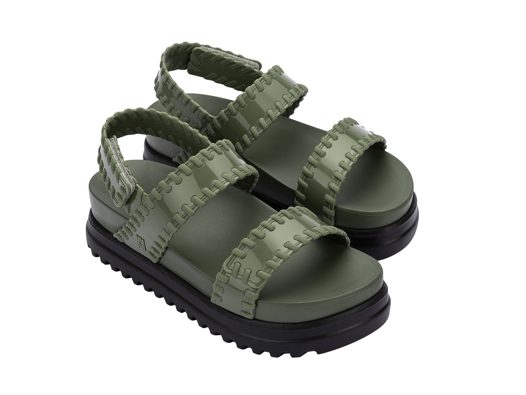 Womens | Dune Platform | Black/Green