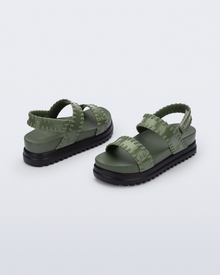 Womens | Dune Platform | Black/Green