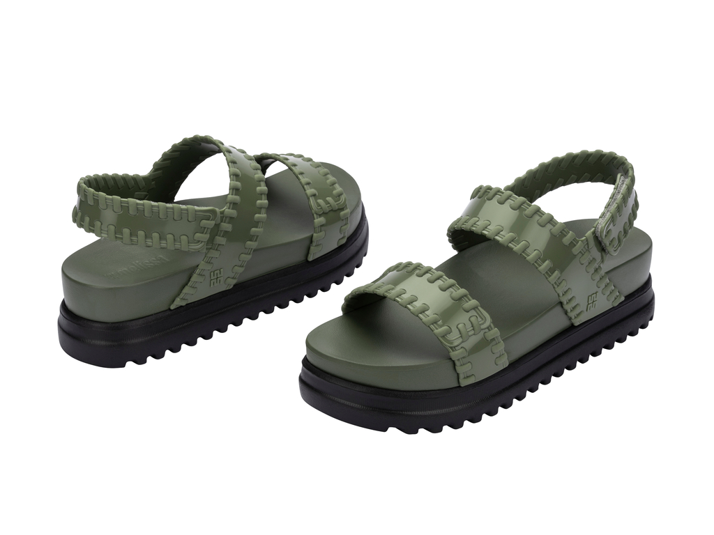 Womens | Dune Platform | Black/Green