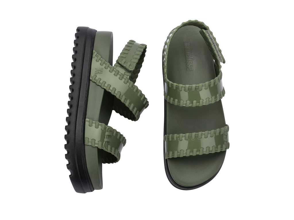 Womens | Dune Platform | Black/Green