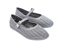 Womens | Harper Glitter Ballerina | Glitter Silver