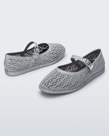 Womens | Harper Glitter Ballerina | Glitter Silver