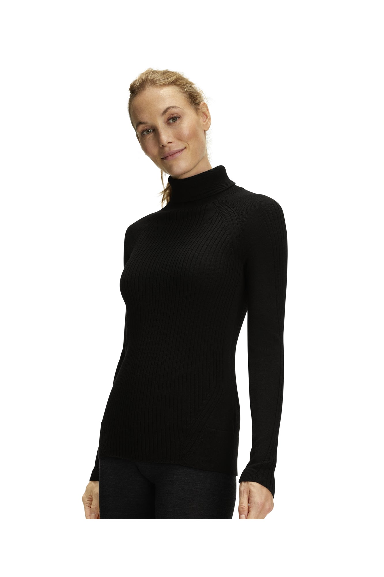 Women | SK Roll Neck Pullover | Black